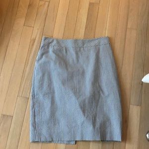 Jcrew striped skirt